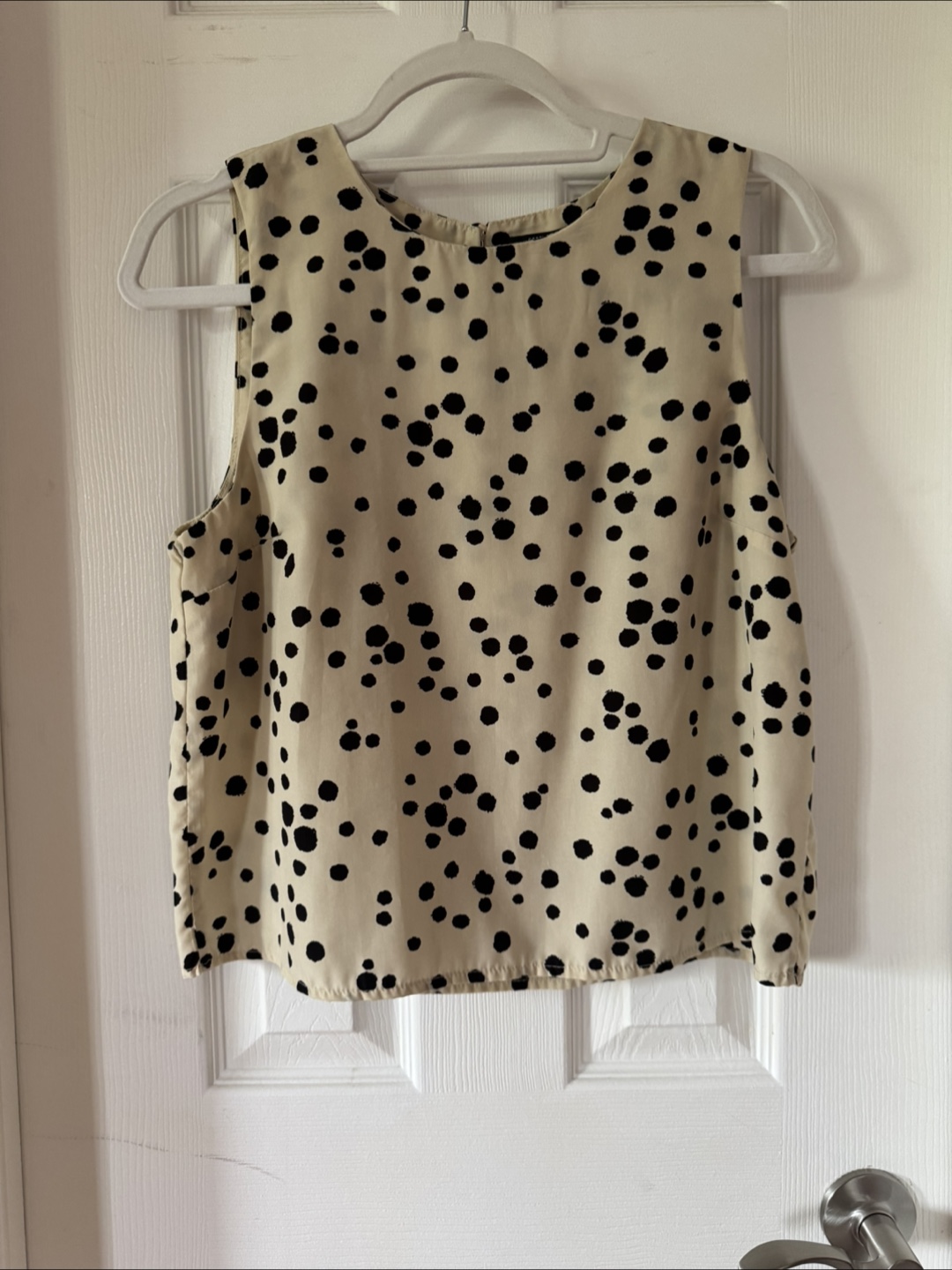 Forever 21 Polka Dot Sleeveless Top - Size S