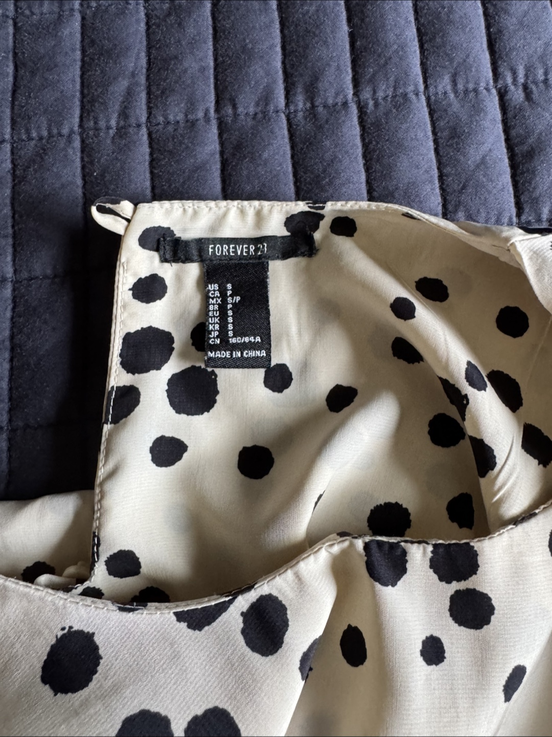 Forever 21 Polka Dot Sleeveless Top - Size S - photo 3