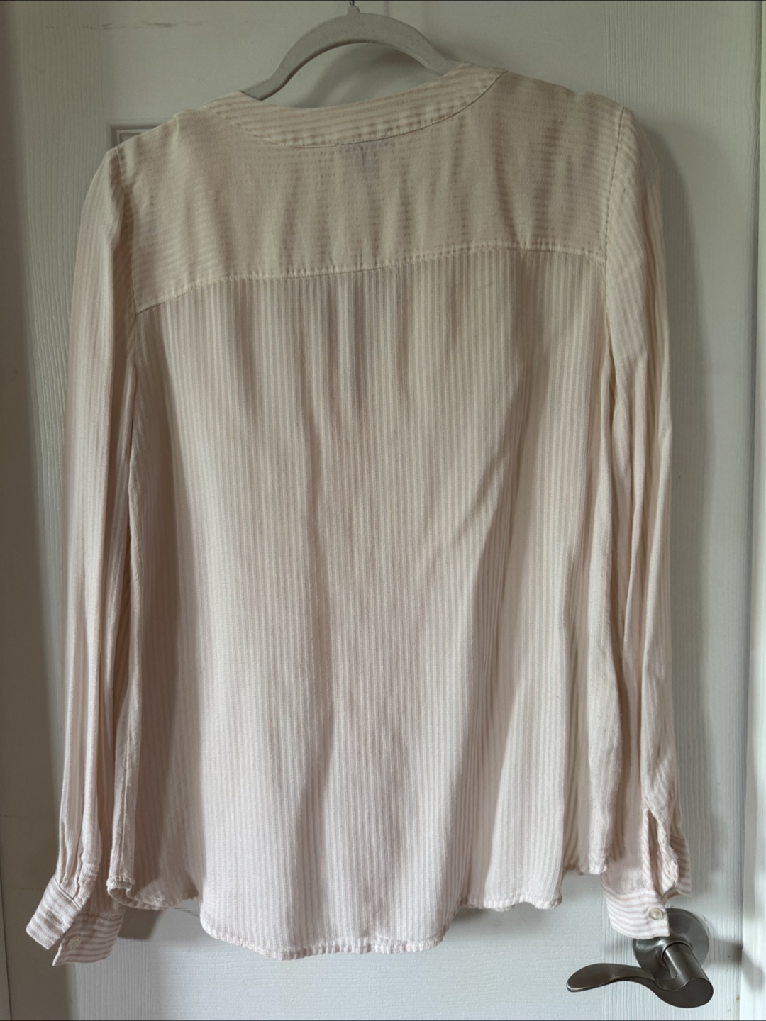 Ann Taylor Striped Button-Down Blouse - Size S - photo 3