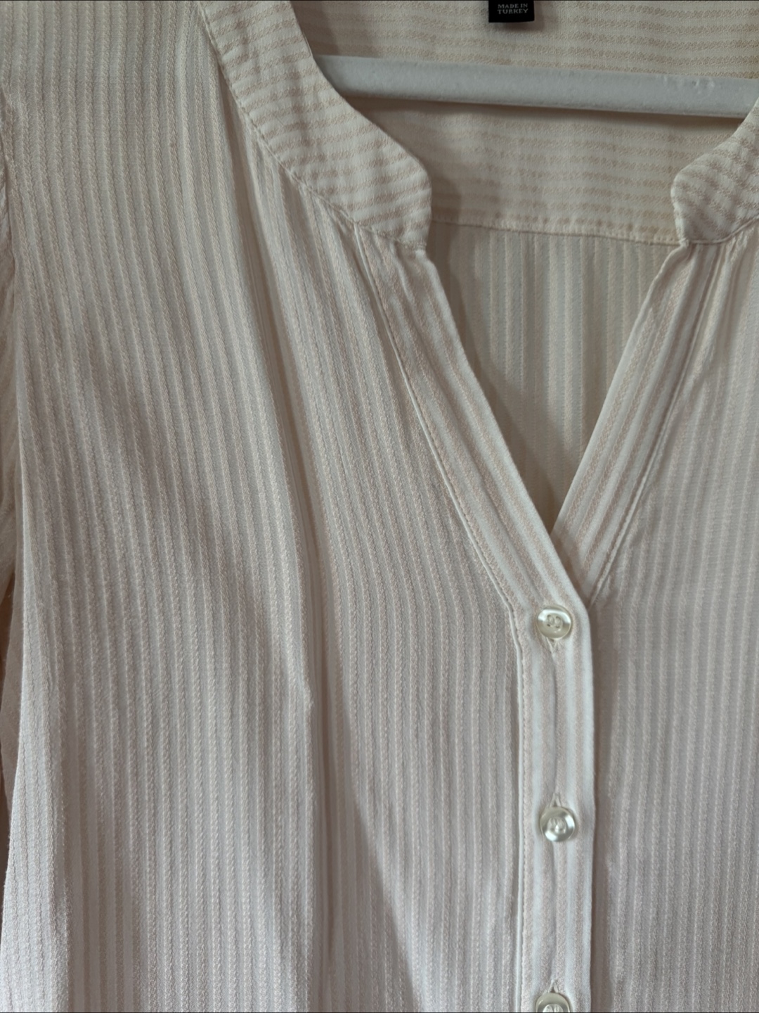 Ann Taylor Striped Button-Down Blouse - Size S - photo 2
