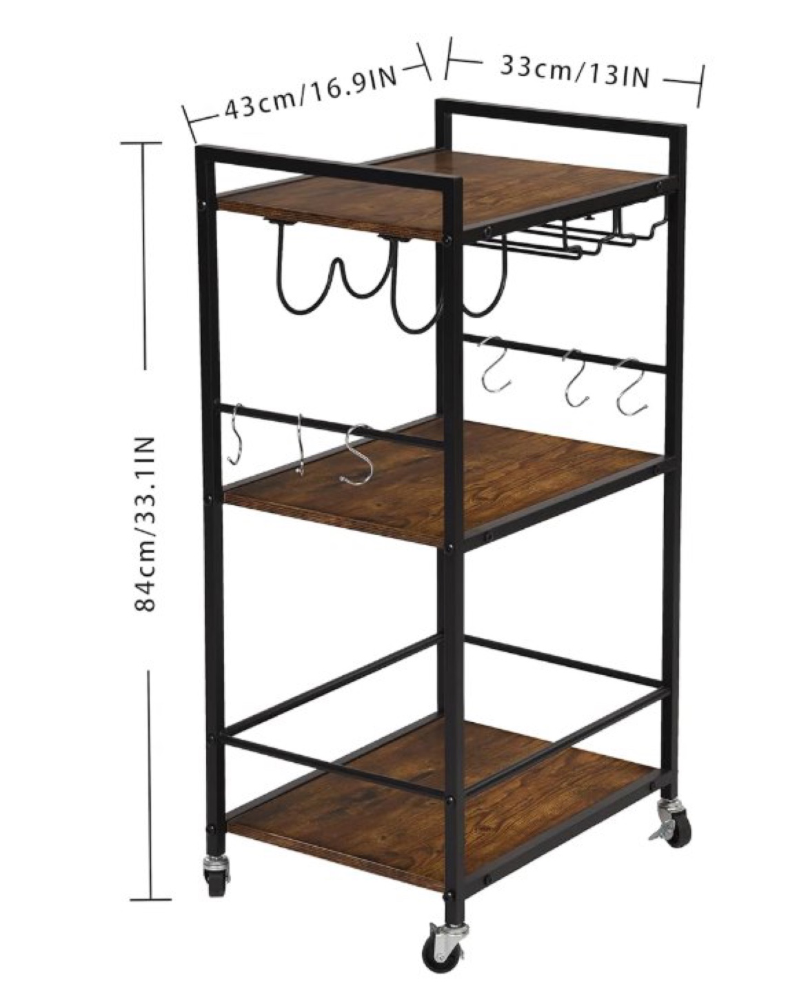 Rolling Bar Cart - photo 4