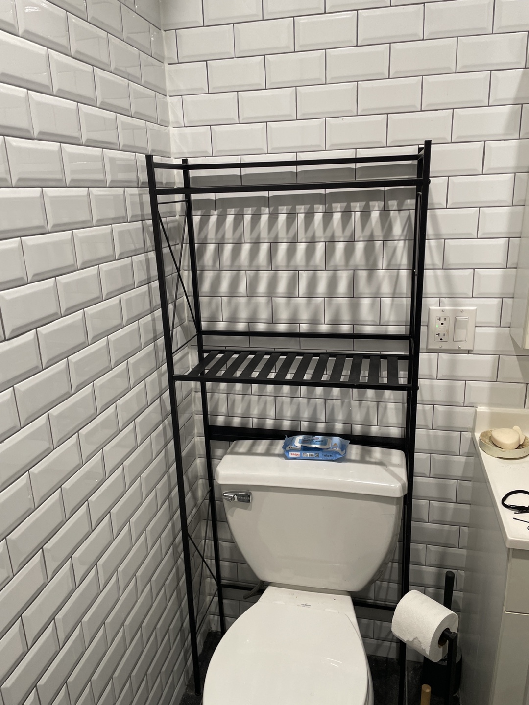 Black Bathroom Shelf - photo 2