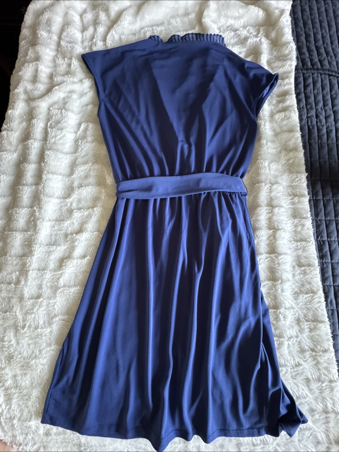 Banana Republic Blue Wrap Dress - Size S - photo 2
