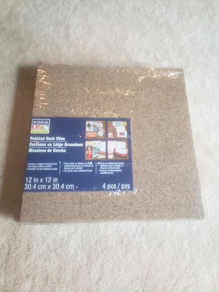 Pebbled Cork Tiles 12x12 thumbnail