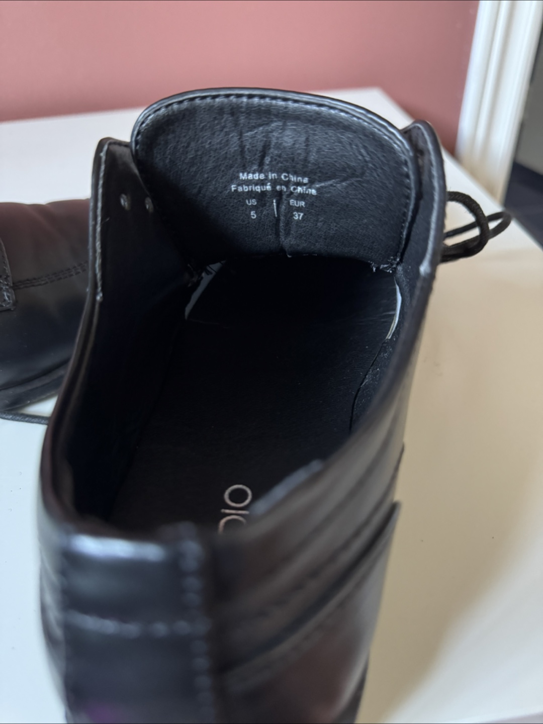 Studio Black Dress Shoes - Size 5 - photo 4