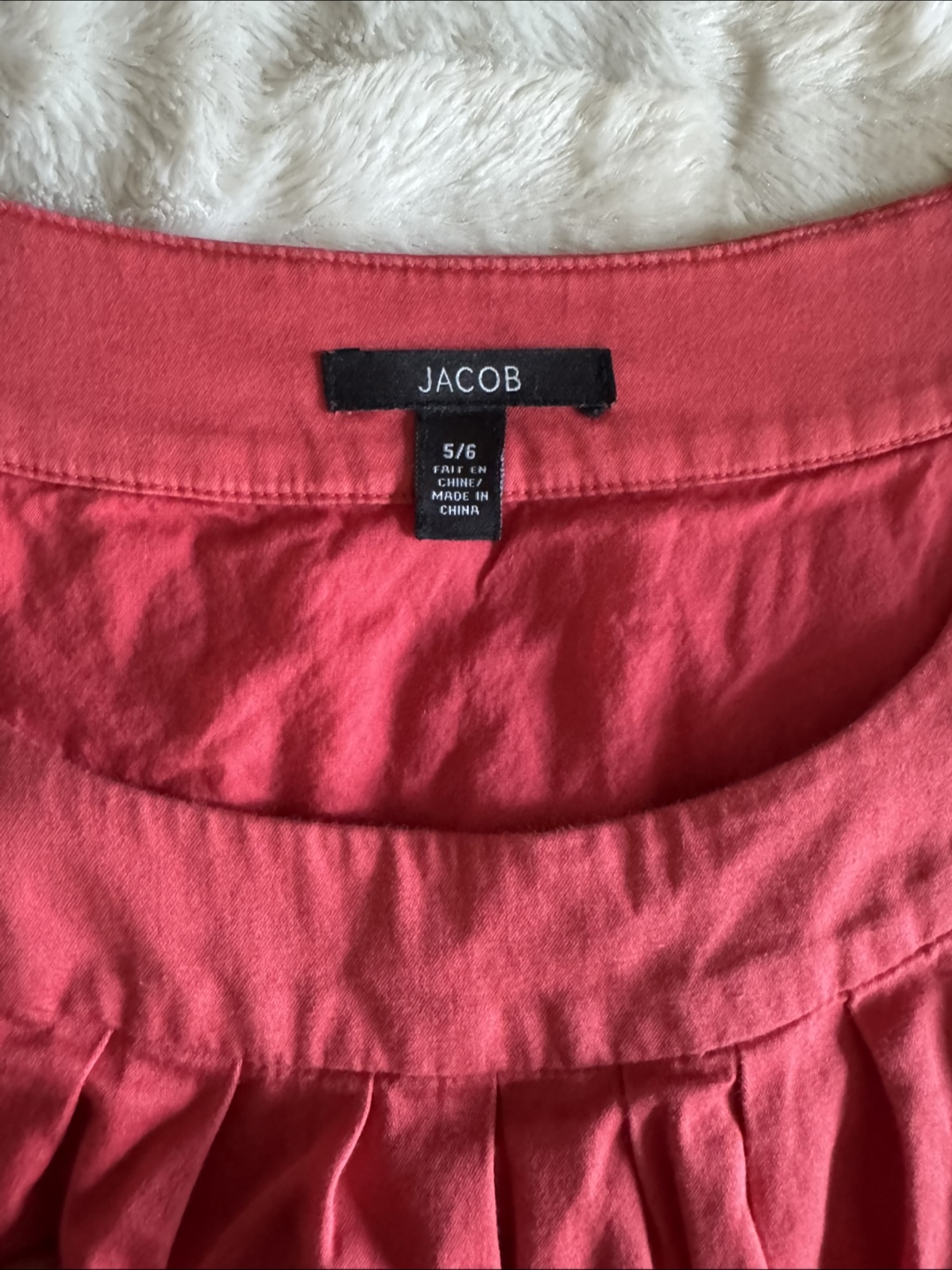 Jacob Red Dress, Size 5/6 - photo 3