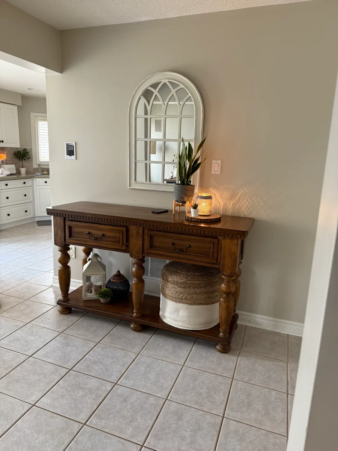 Console Table with Drawers & Bottom Shelf thumbnail