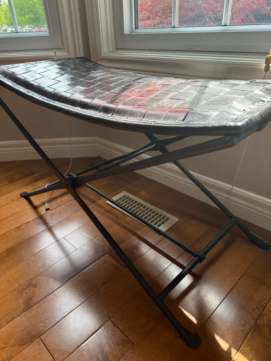 Leather bench from urban barn thumbnail
