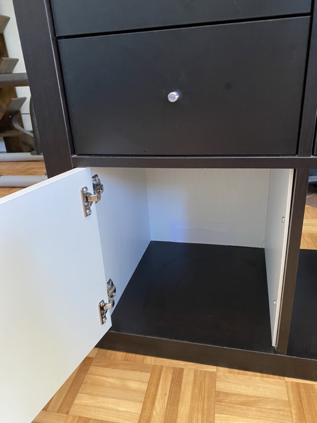 Black & White Storage Cabinet - photo 3