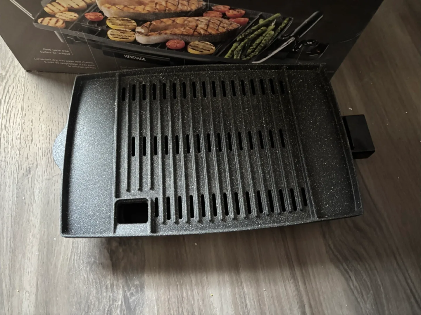 Heritage The Rock Indoor Smokeless BBQ Grill thumbnail