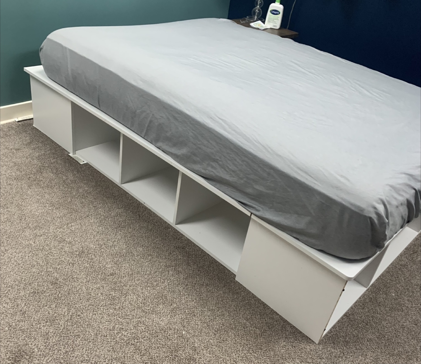 Queen Platform Bed Frame with Storage