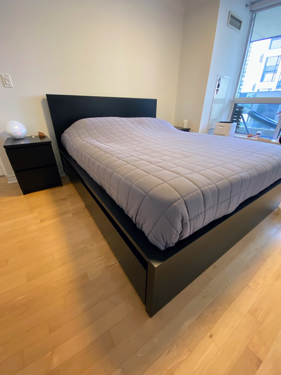 IKEA Malm Queen Bed with Storage