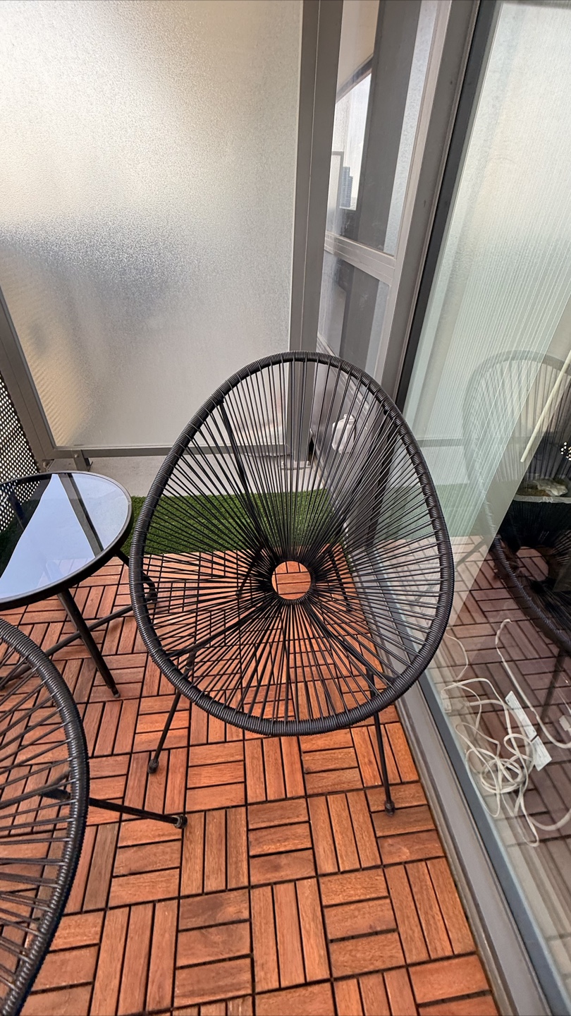 Outdoor Bistro Set - 2 Chairs & Table - photo 3