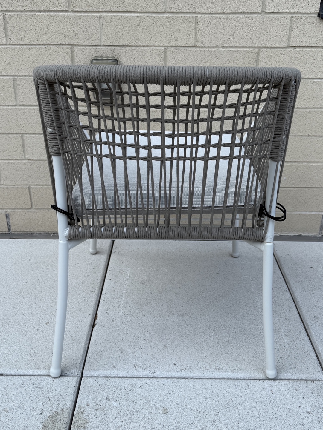 IKEA Outdoor Armchair - Rattan/White - photo 3