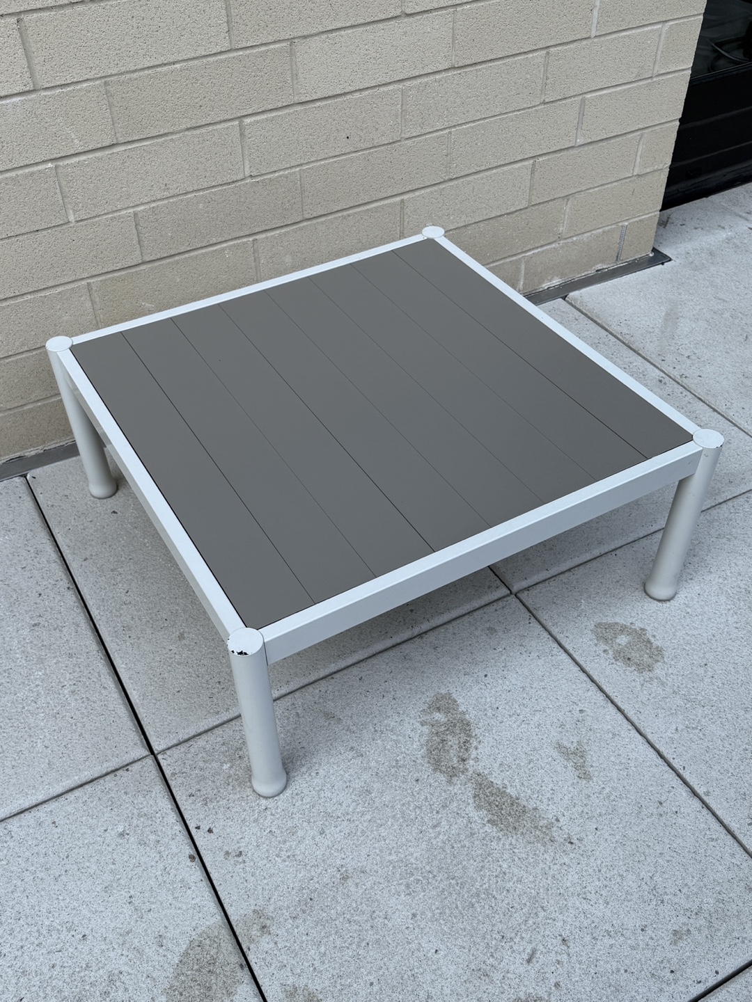 IKEA SEGERON Outdoor Coffee Table - Gray/White
