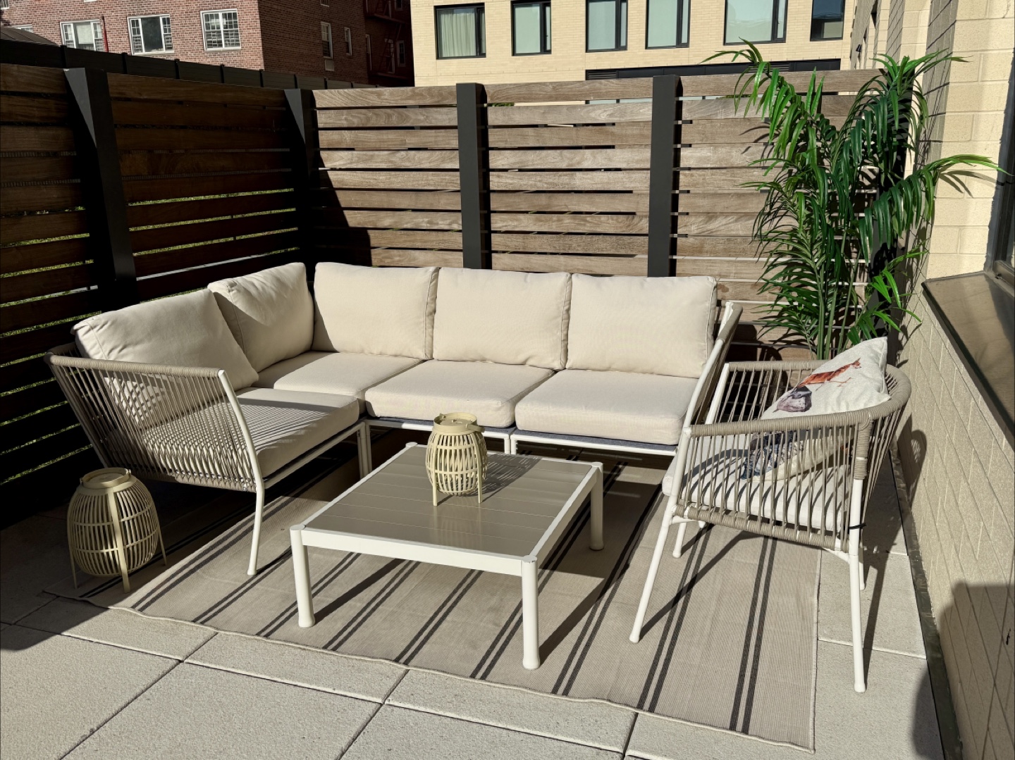 IKEA SEGERON Outdoor Coffee Table - Gray/White - photo 2
