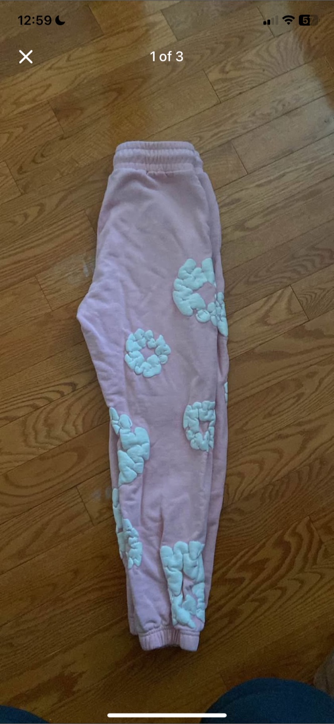 Denim Tears Pink Sweatpants Size M