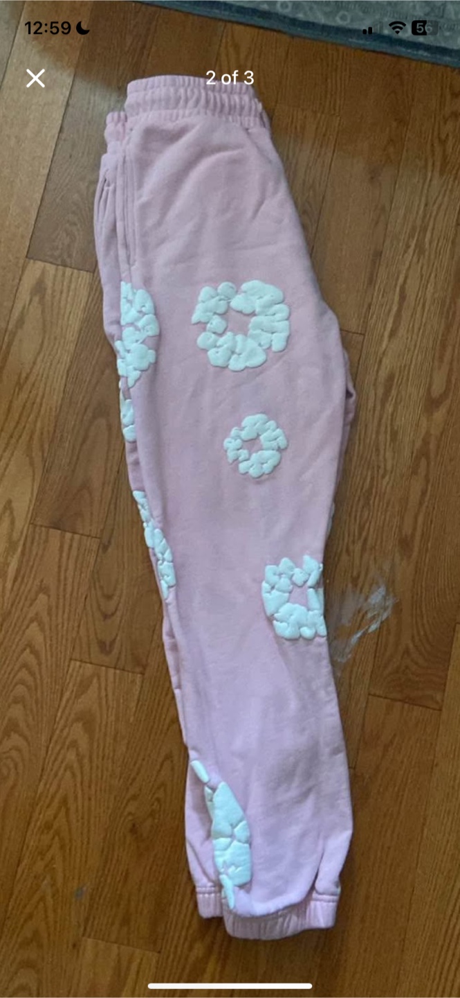 Denim Tears Pink Sweatpants Size M - photo 2