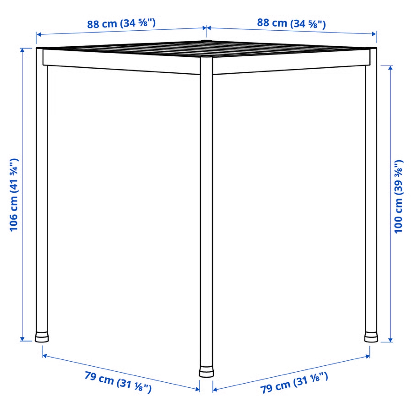 IKEA SEGERON Outdoor Bar Table - photo 4