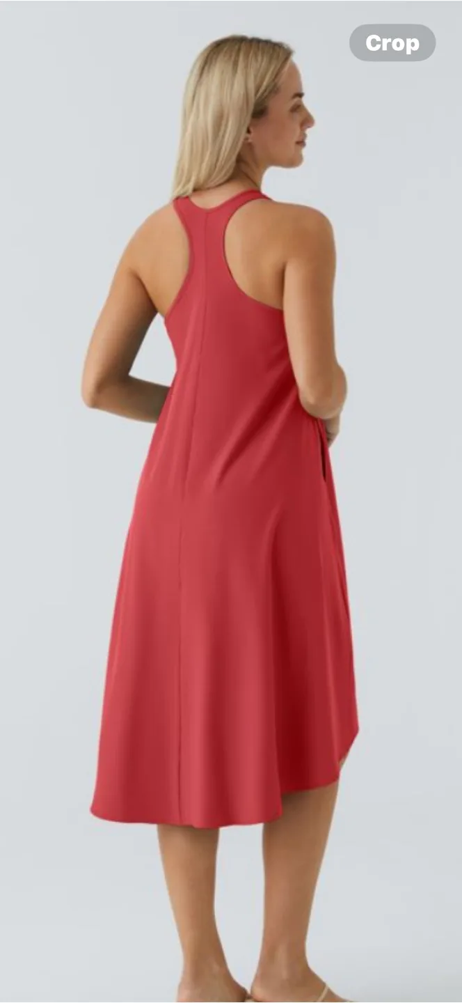 Halara Red Dress - Size L image indicator(4)