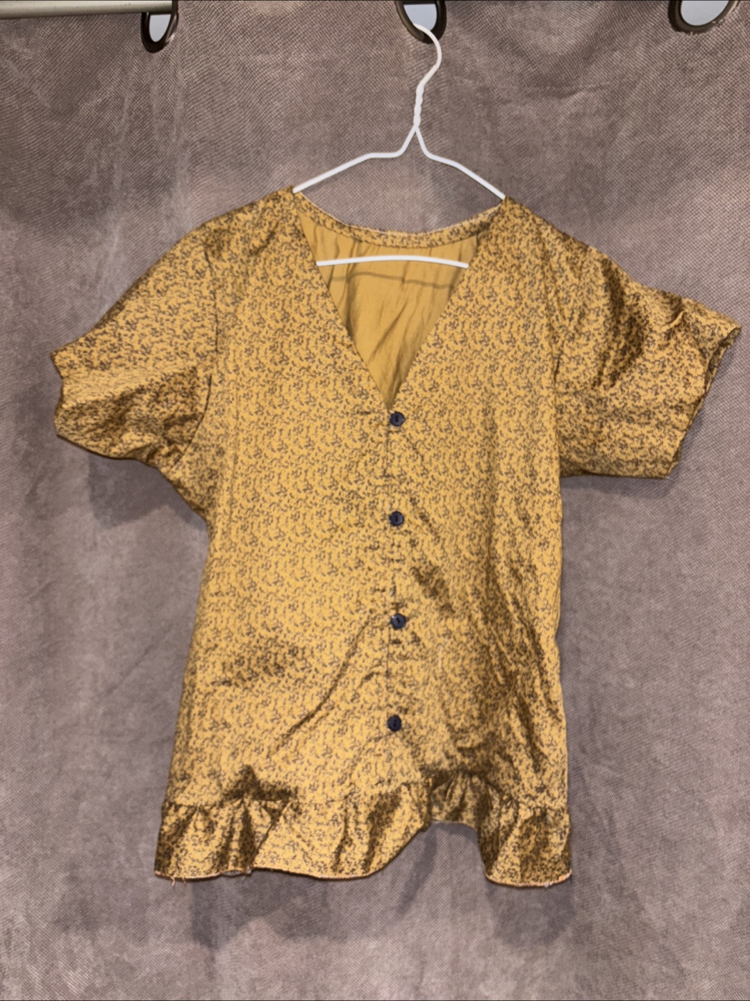 Yellow Floral Blouse - photo 3