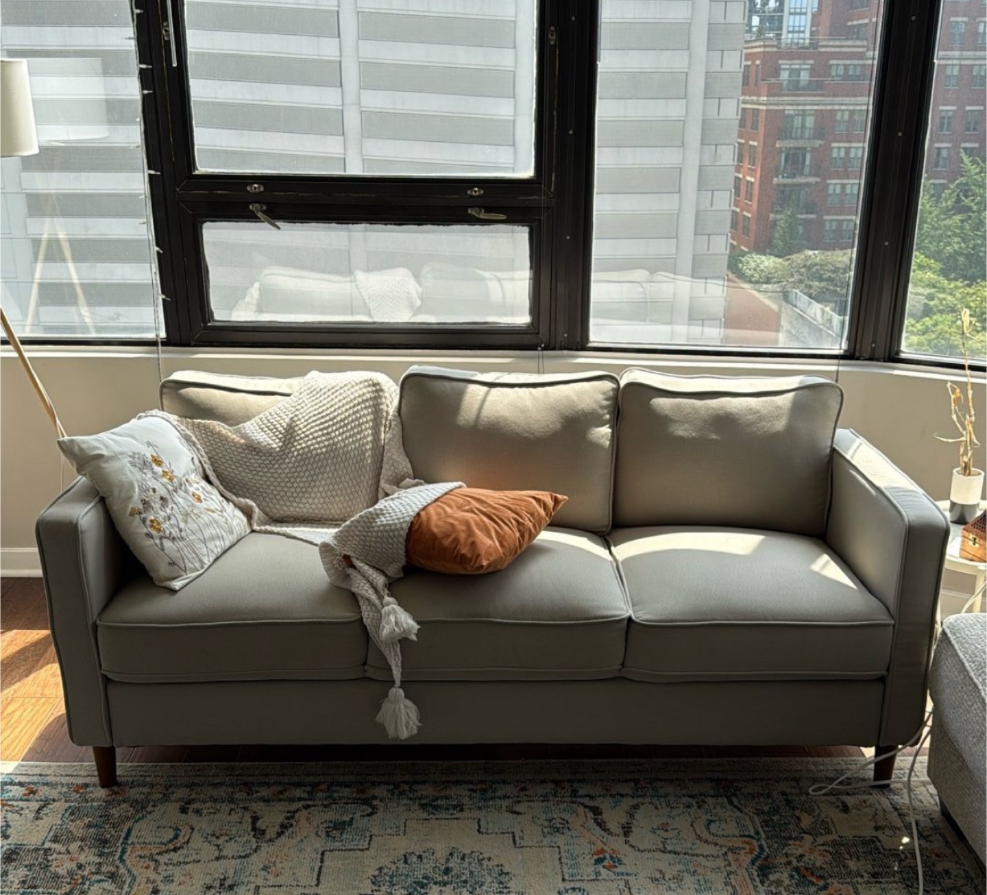 Three-Seat Sofa - Sand Gray [MOVE OUT SALE]