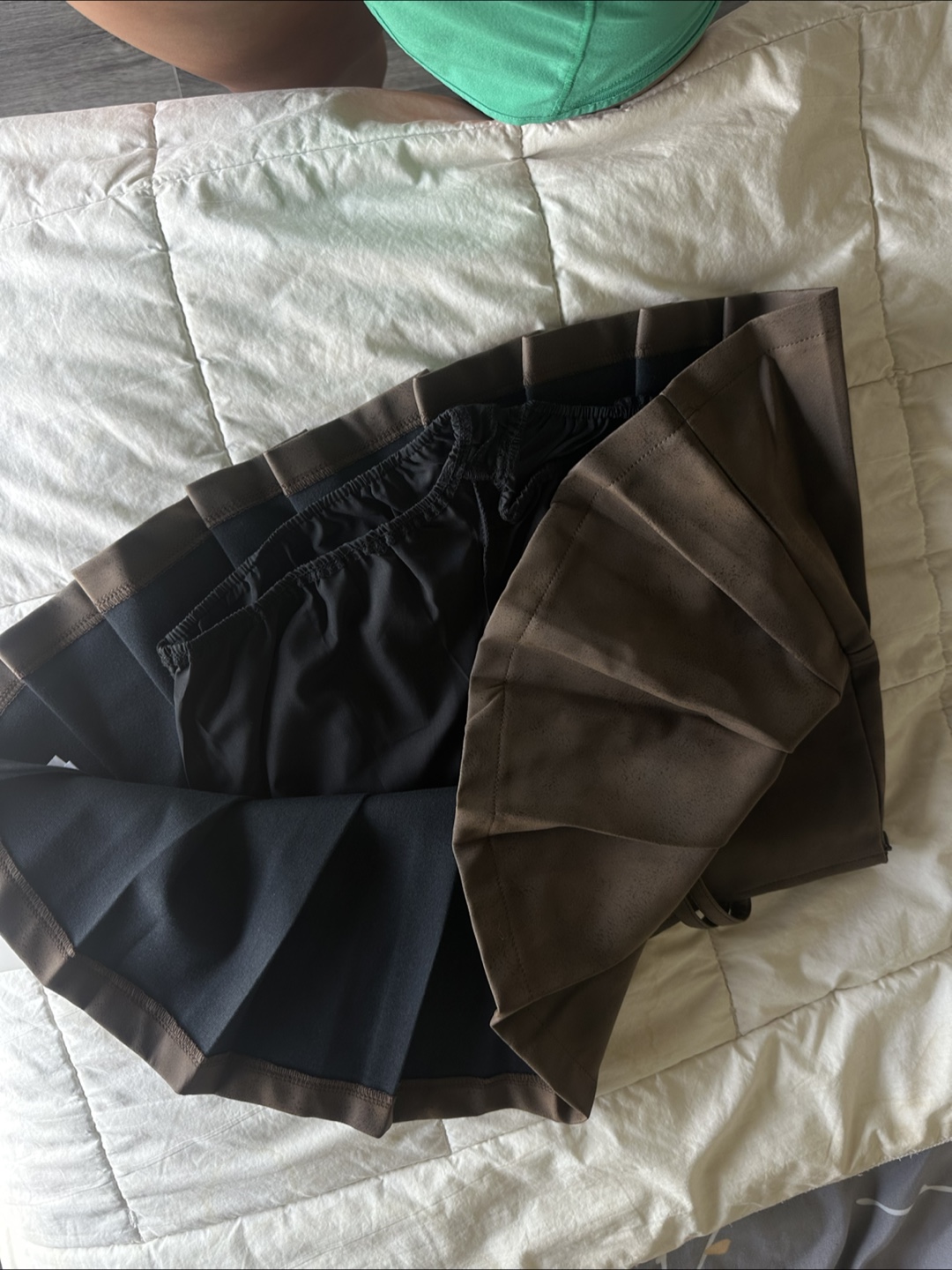 Brown Pleated Mini Skirt - photo 5