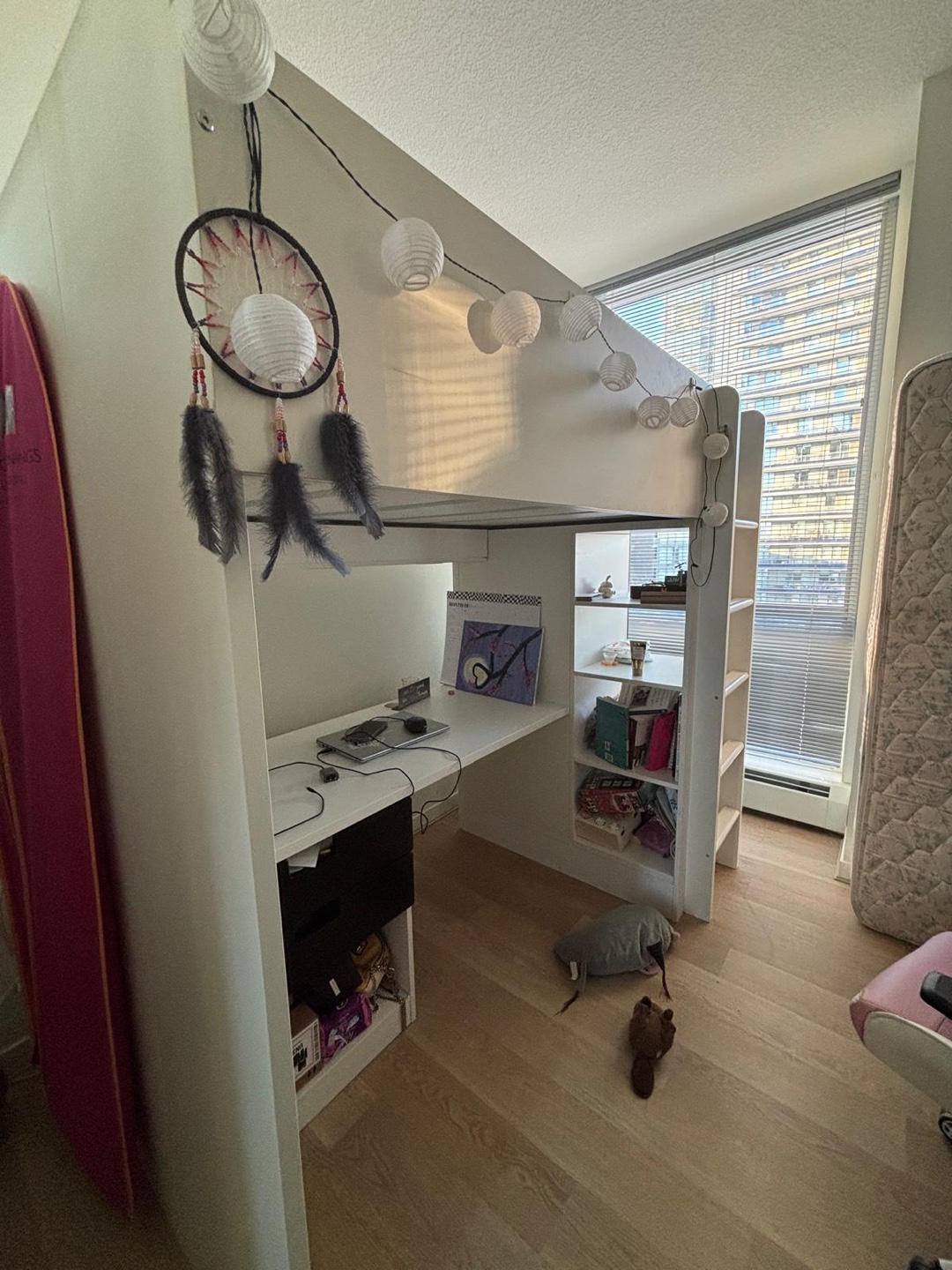 IKEA Bunk bed with desk