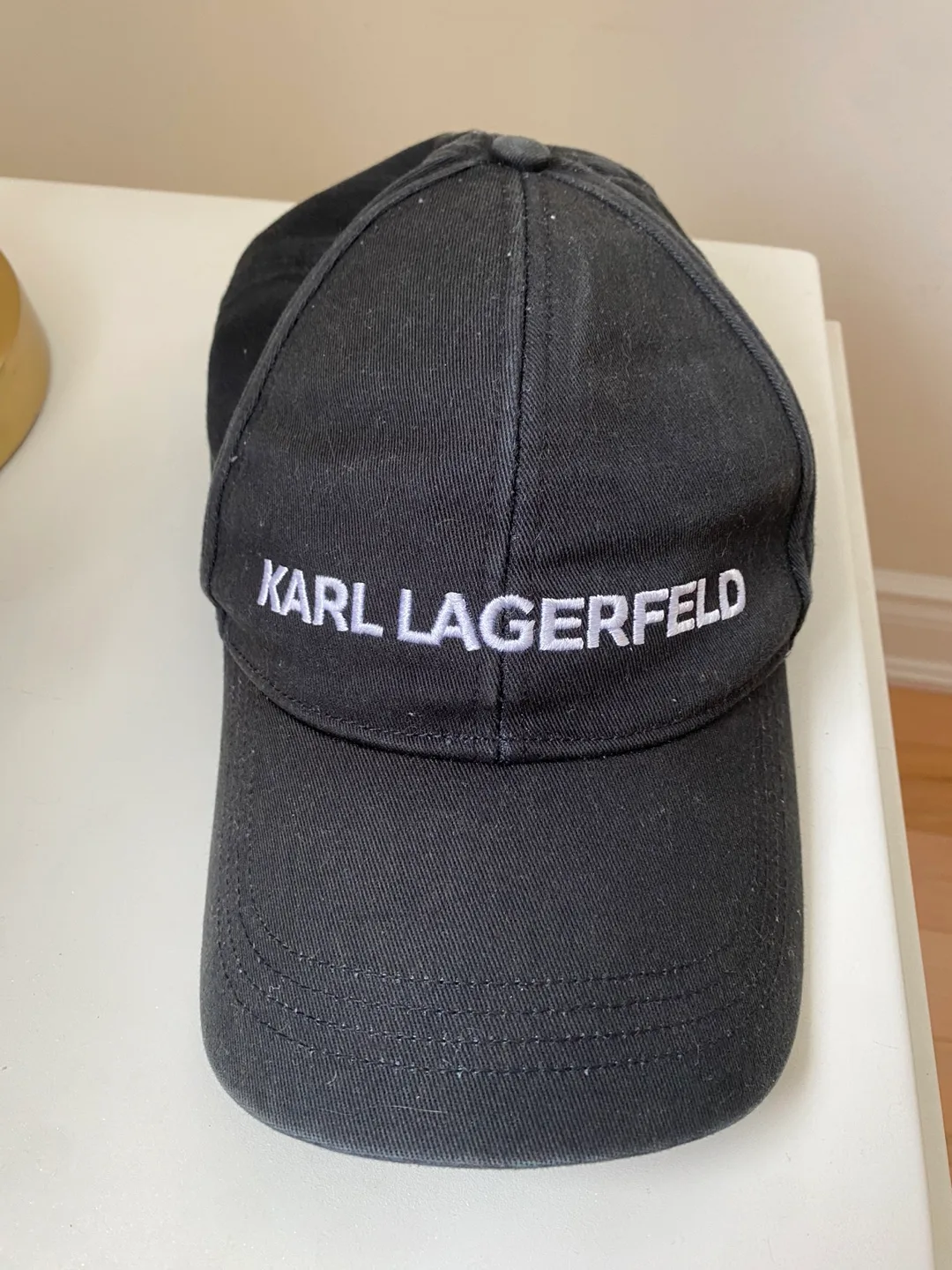 Karl Lagerfeld Black Baseball Cap thumbnail