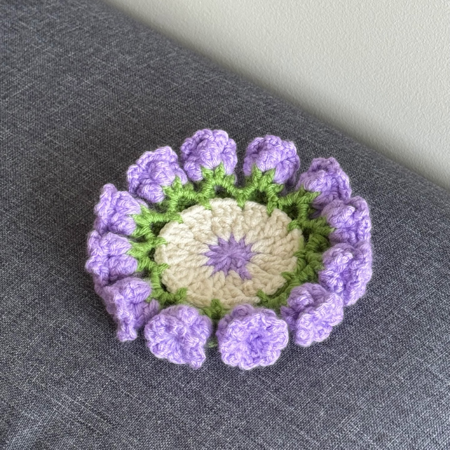 Handmade crochet cup coaster - photo 4