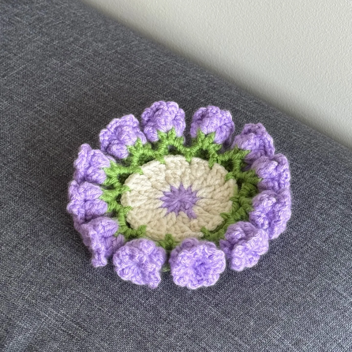 Handmade crochet cup coaster image indicator(4)