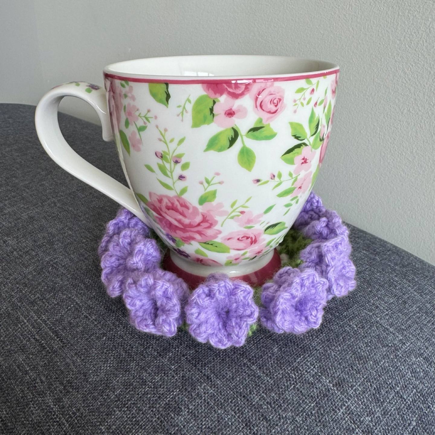 Handmade crochet cup coaster - photo 3