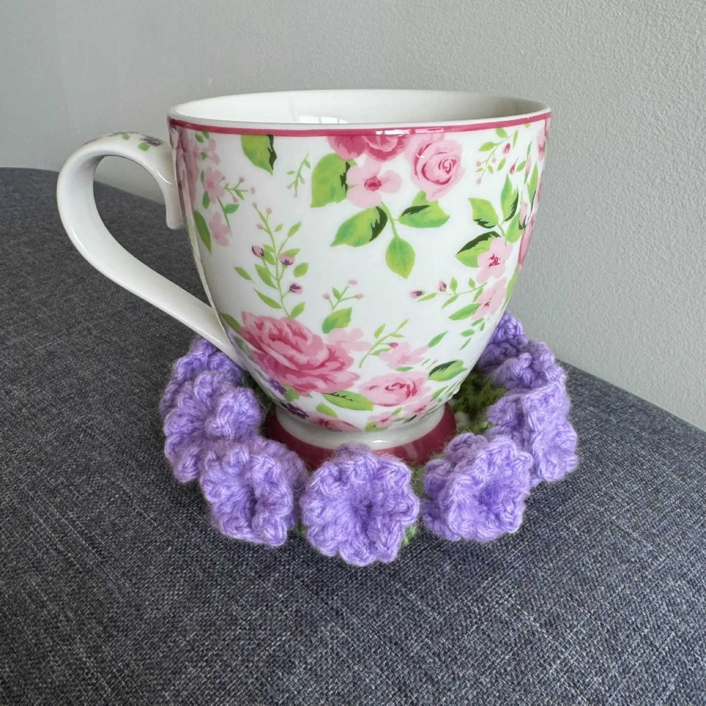 Handmade crochet cup coaster image indicator(3)