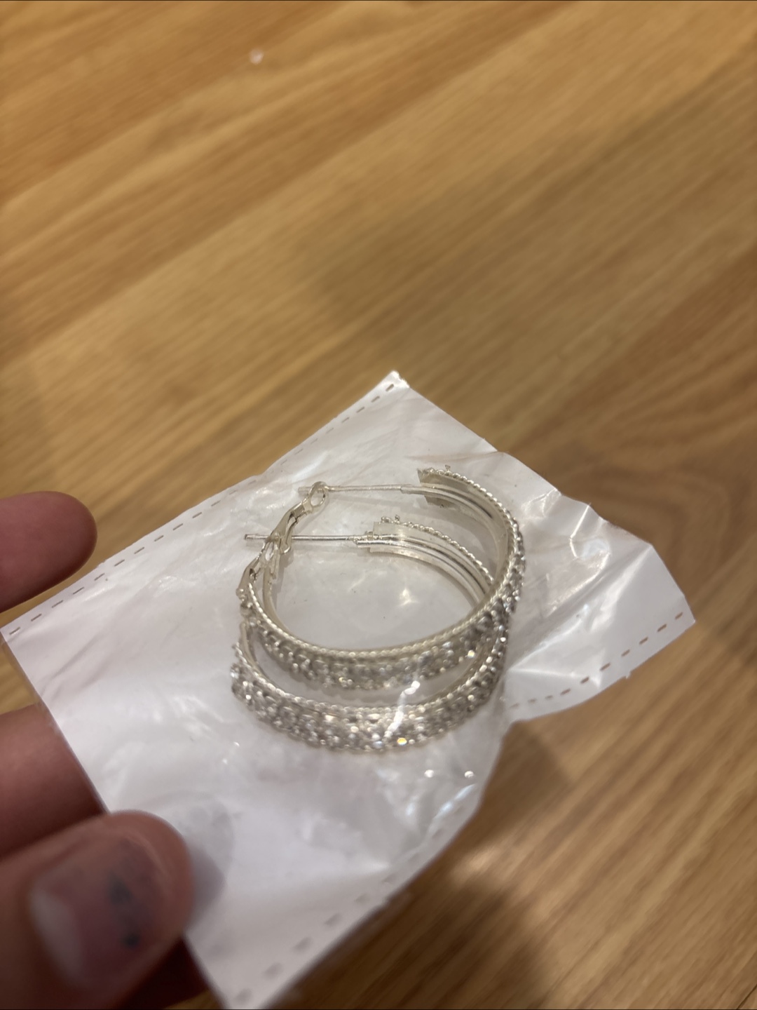 Silver Hoop Earrings