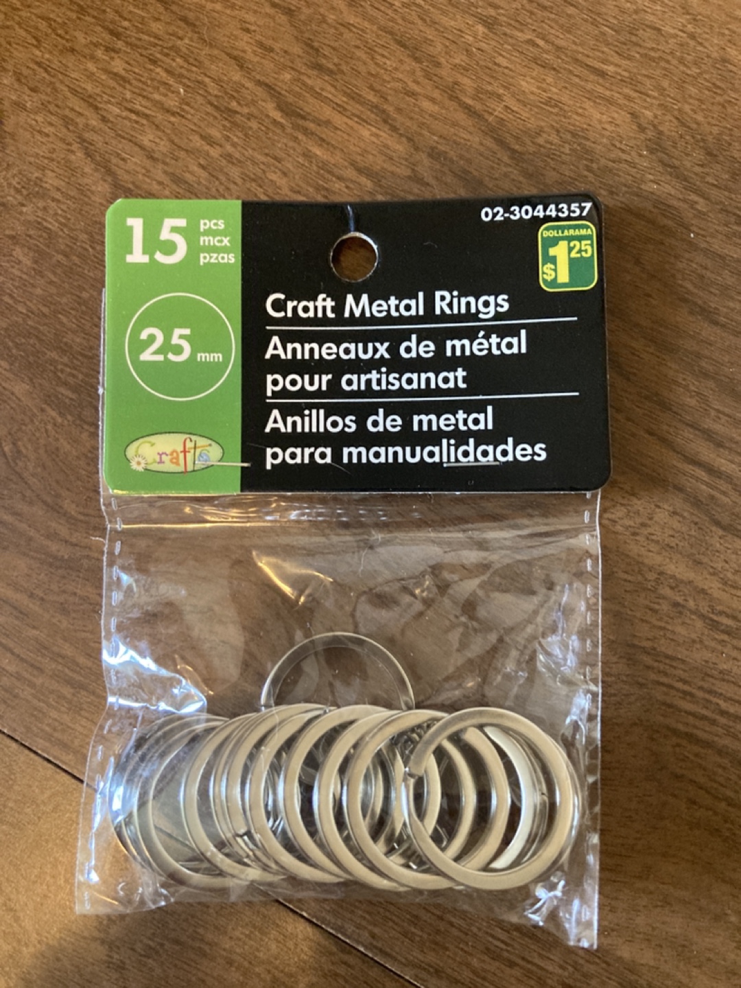 Craft Metal Rings - 15 pcs, 25mm