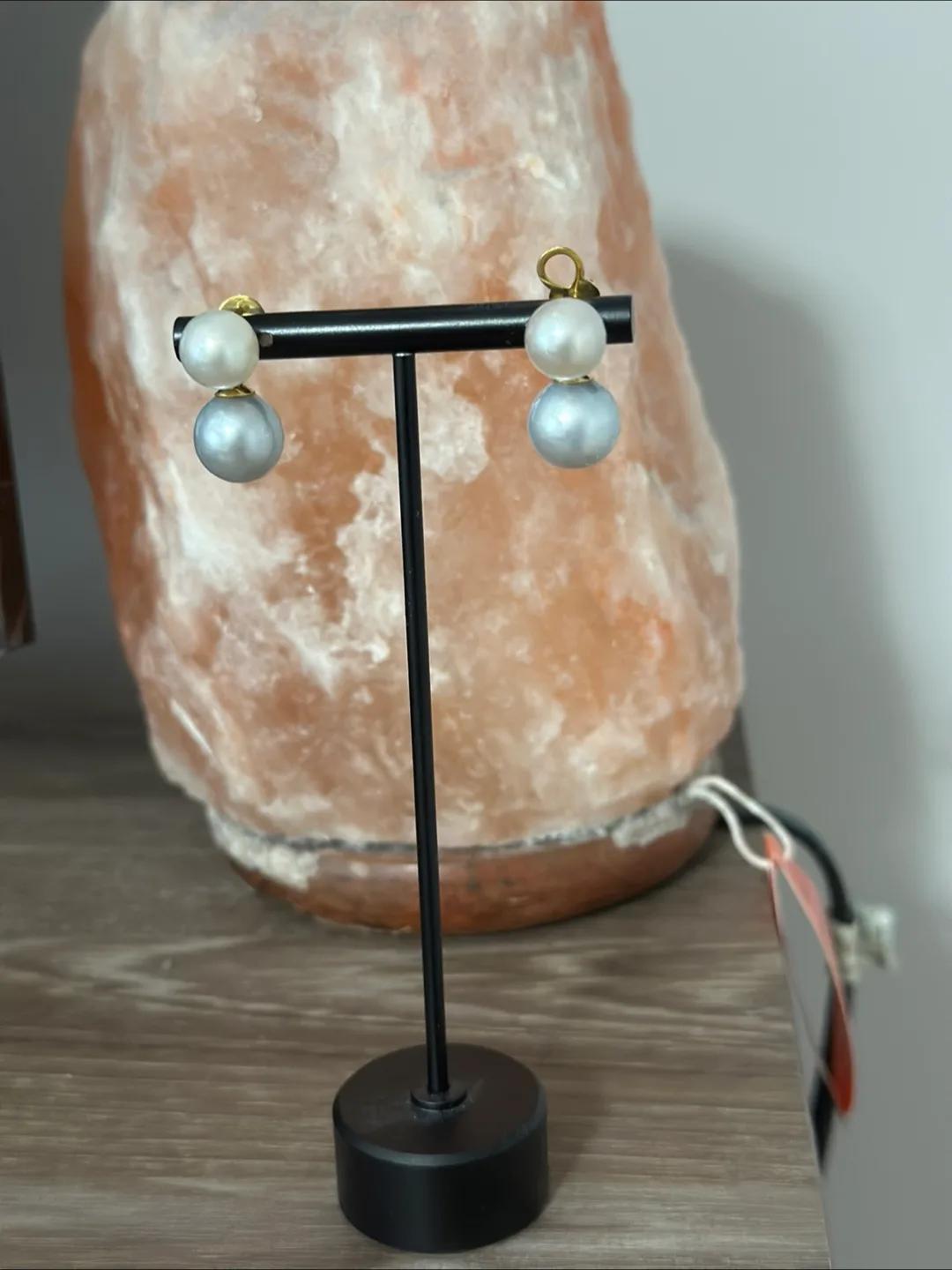 Authentic New South Sea Pearls Drop Earrings 14k gold w/ COA image indicator(4)