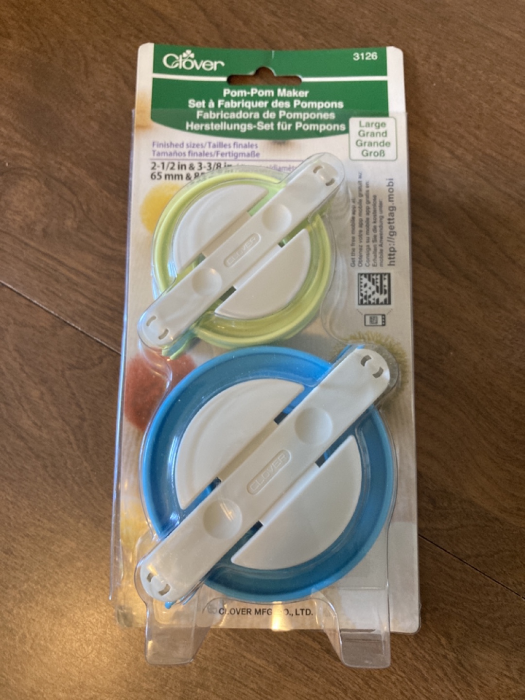 Clover Pom-Pom Maker Set - Large Size