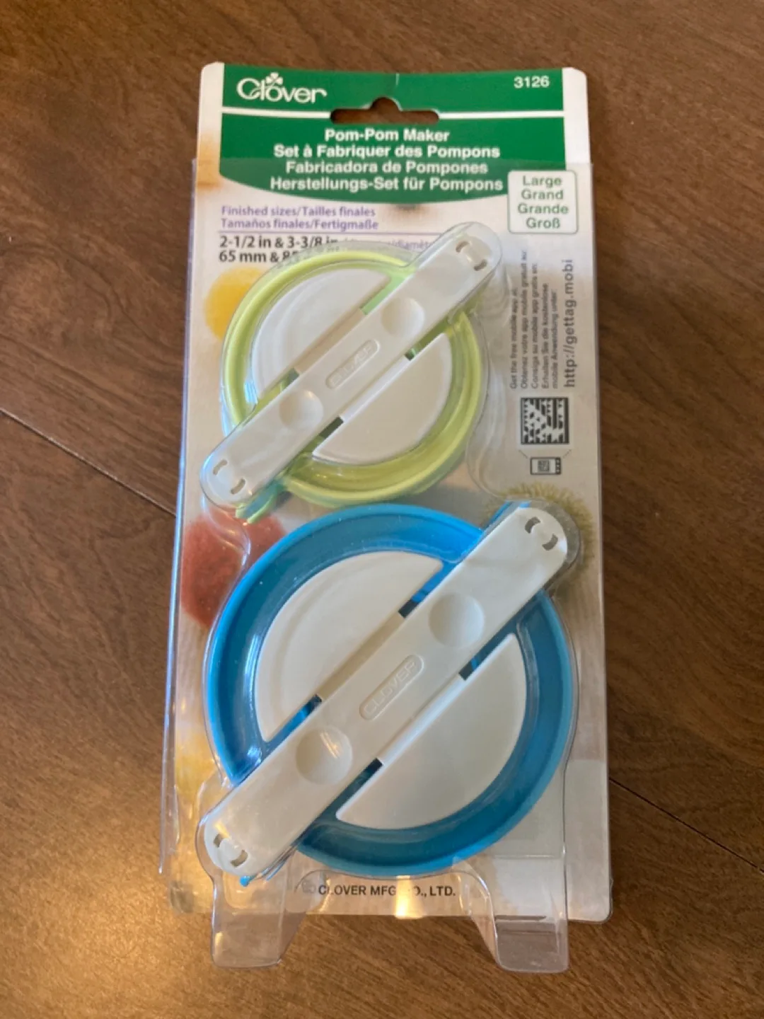 Clover Pom-Pom Maker Set - Large Size thumbnail