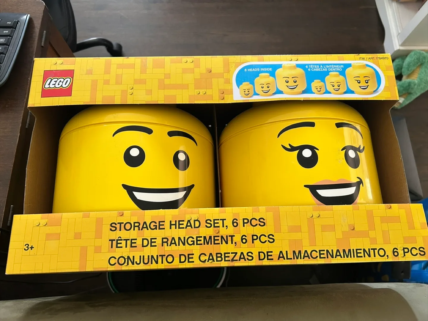 LEGO Storage Head Set, 6-Pieces thumbnail