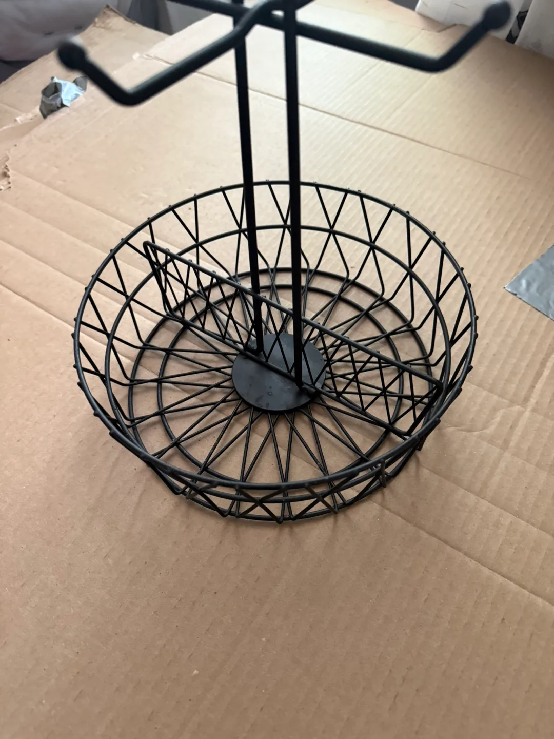 Black Metal Mug Holder & Fruit Basket thumbnail