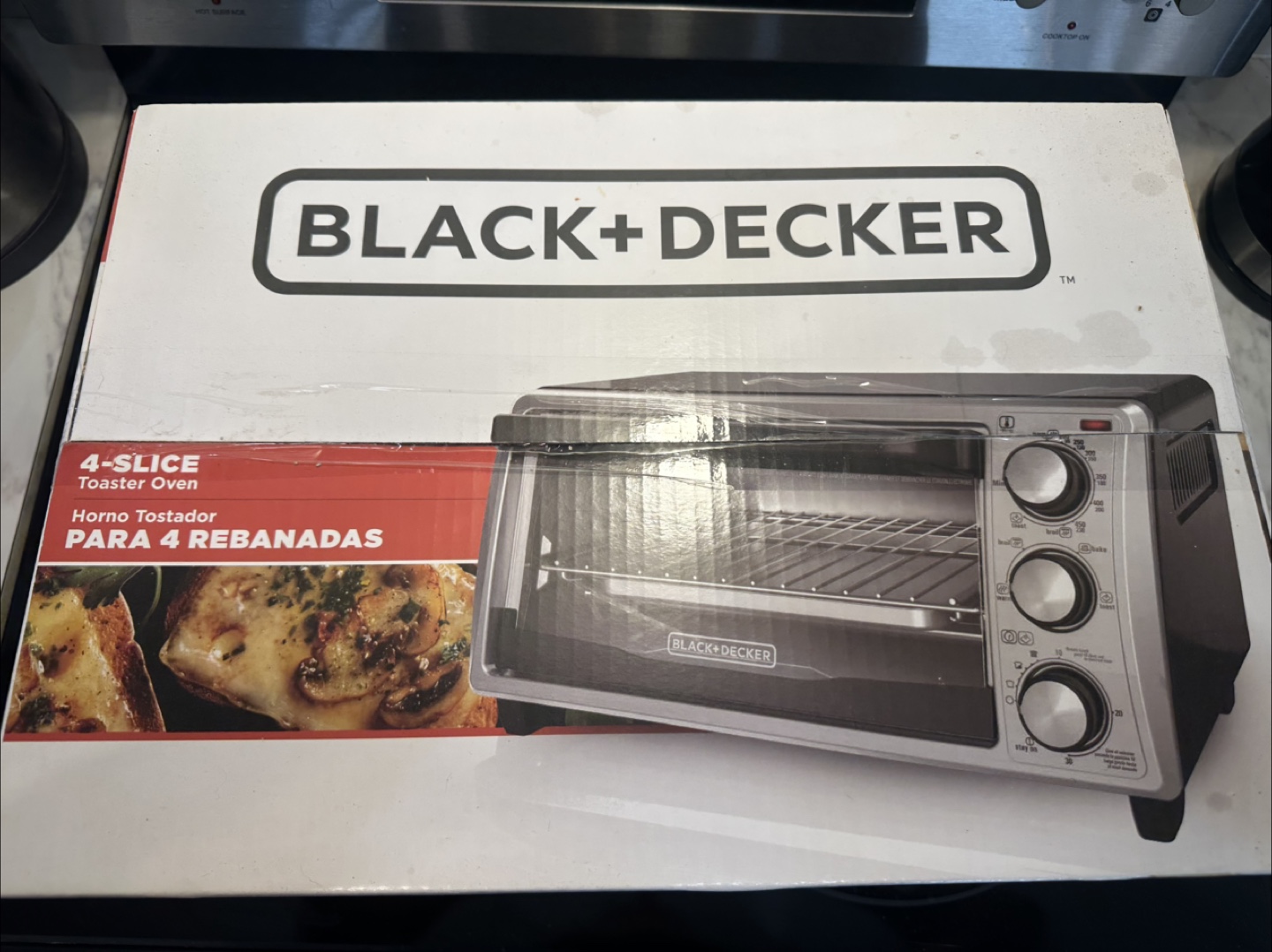 BLACK+DECKER 4-Slice Toaster Oven - New in Box - photo 2