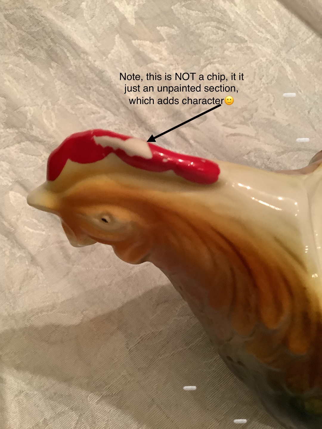 Vintage Tony Wood Rooster-Shaped Tea Pot - photo 5