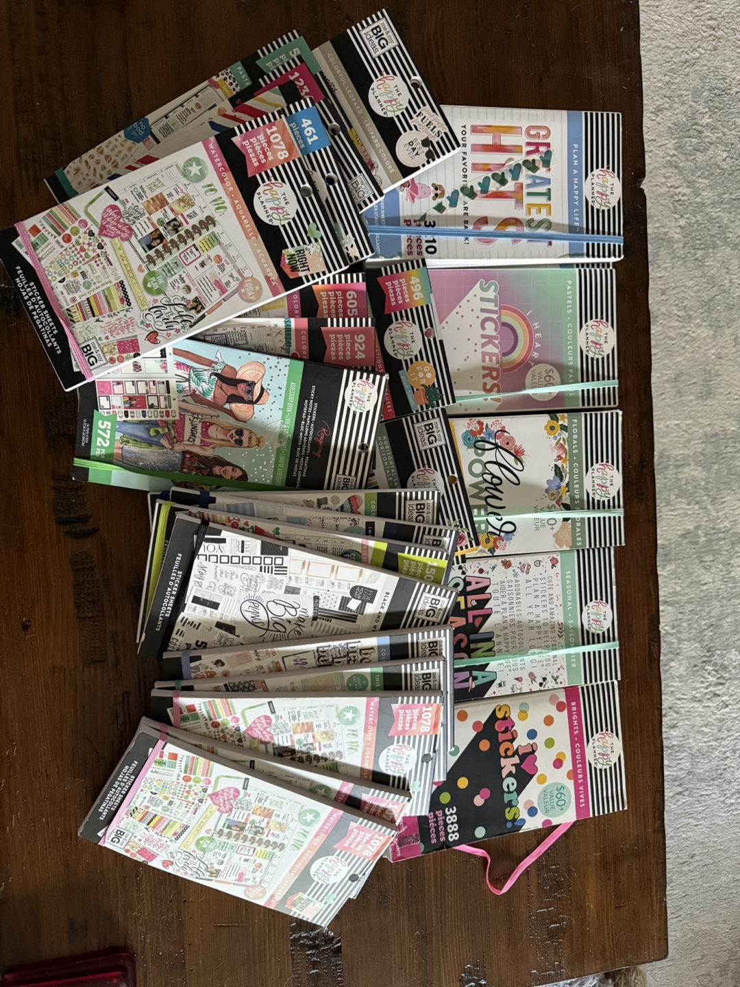 Happy Planner Sticker Books & Washi Tape Collection