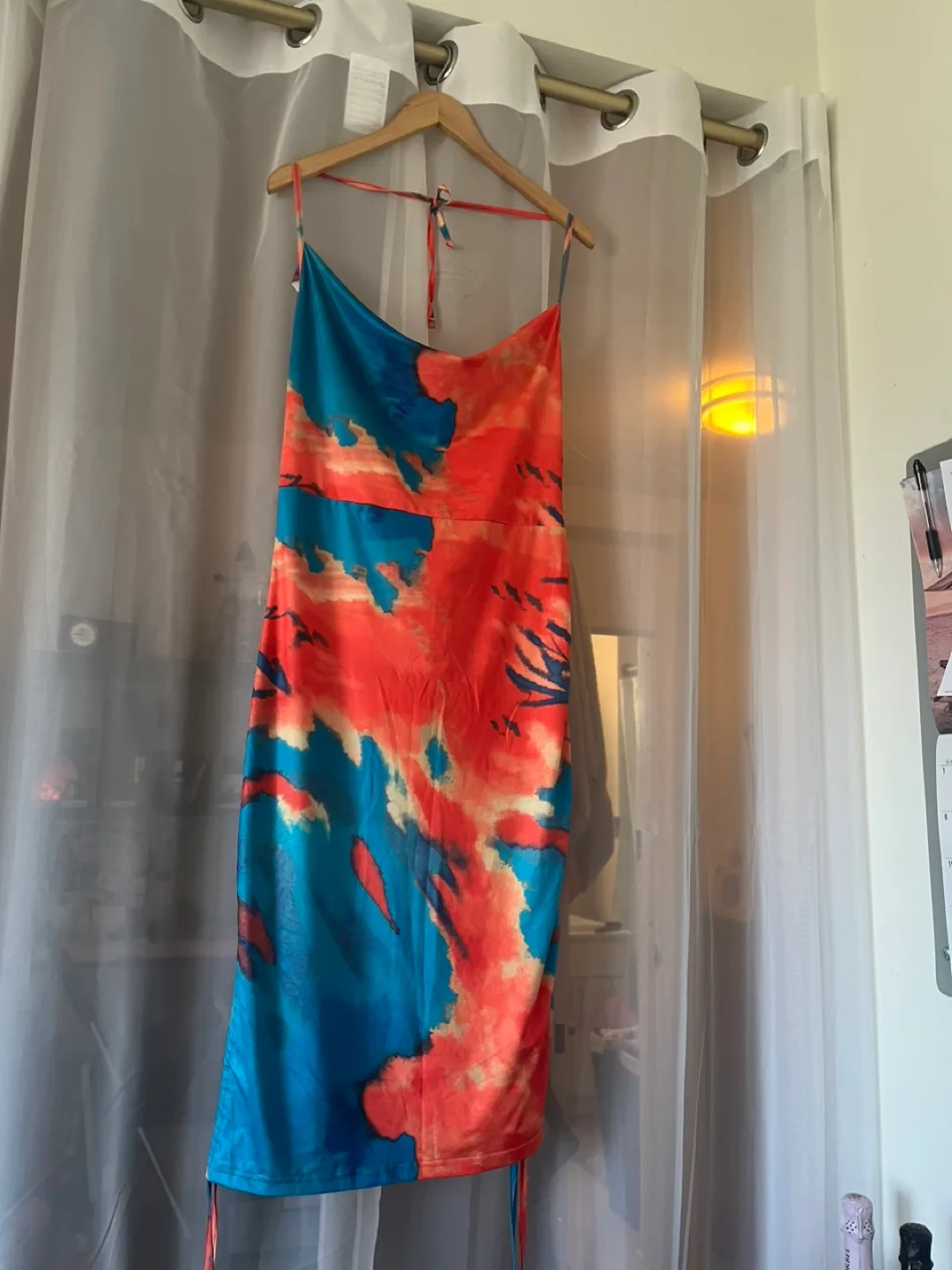Tie-Dye Dress - Blue and Orange image indicator(3)