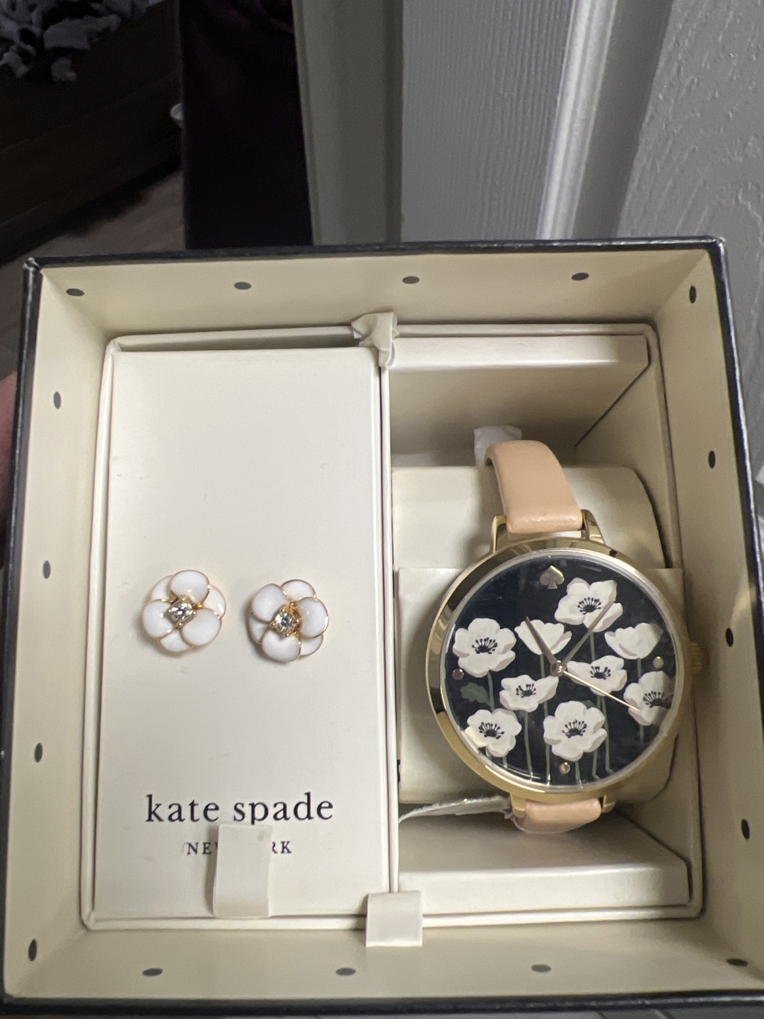 Kate Spade Watch & Earrings Set