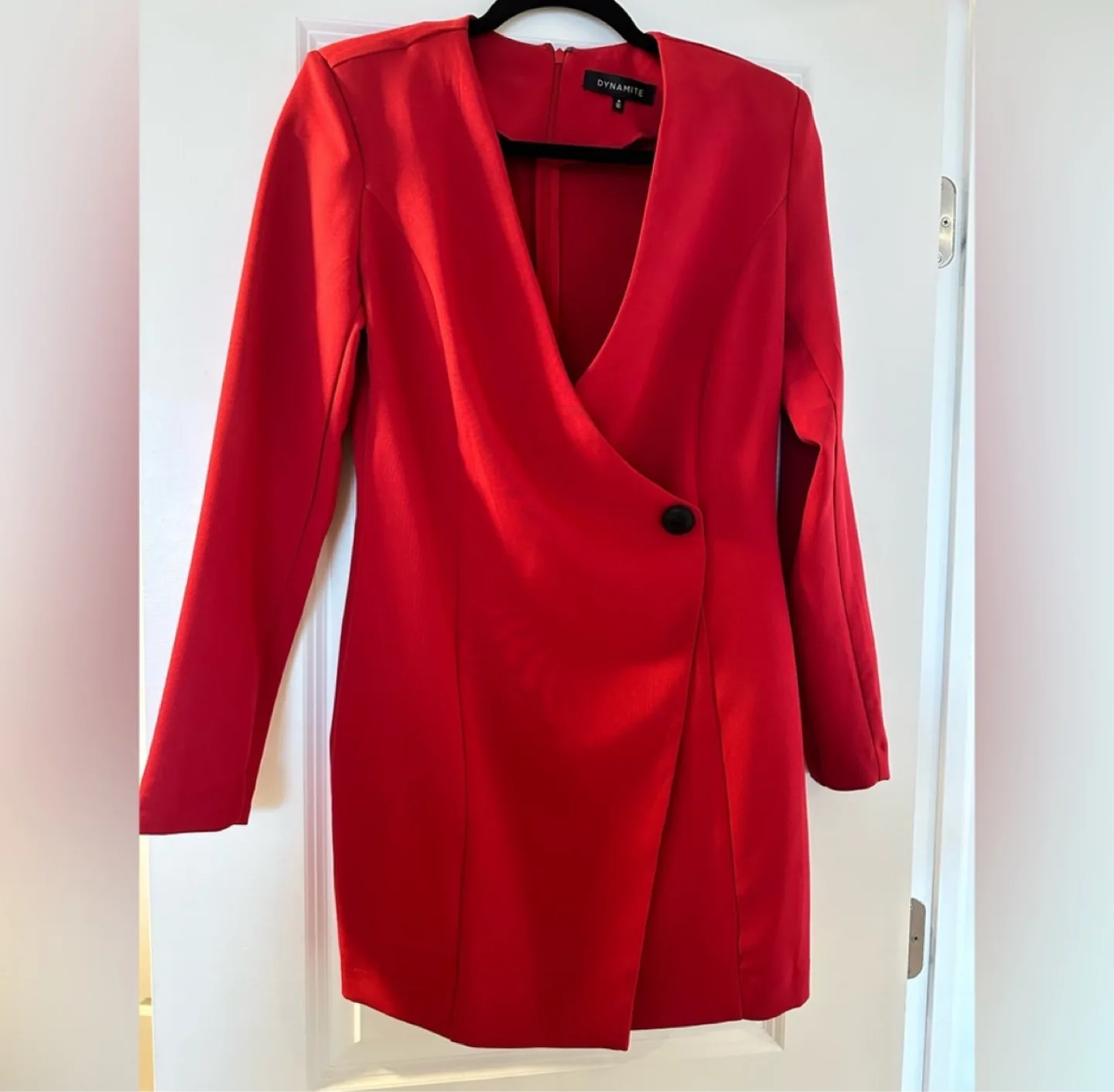 Dynamite Red Blazer Dress - Size M thumbnail