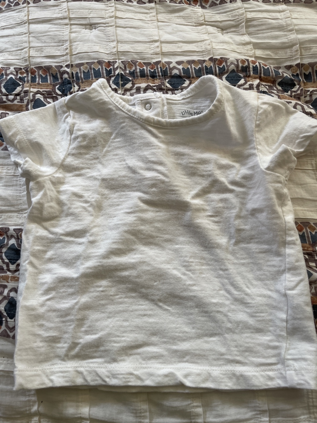 Little Me White T-Shirt - Size 24M - photo 2