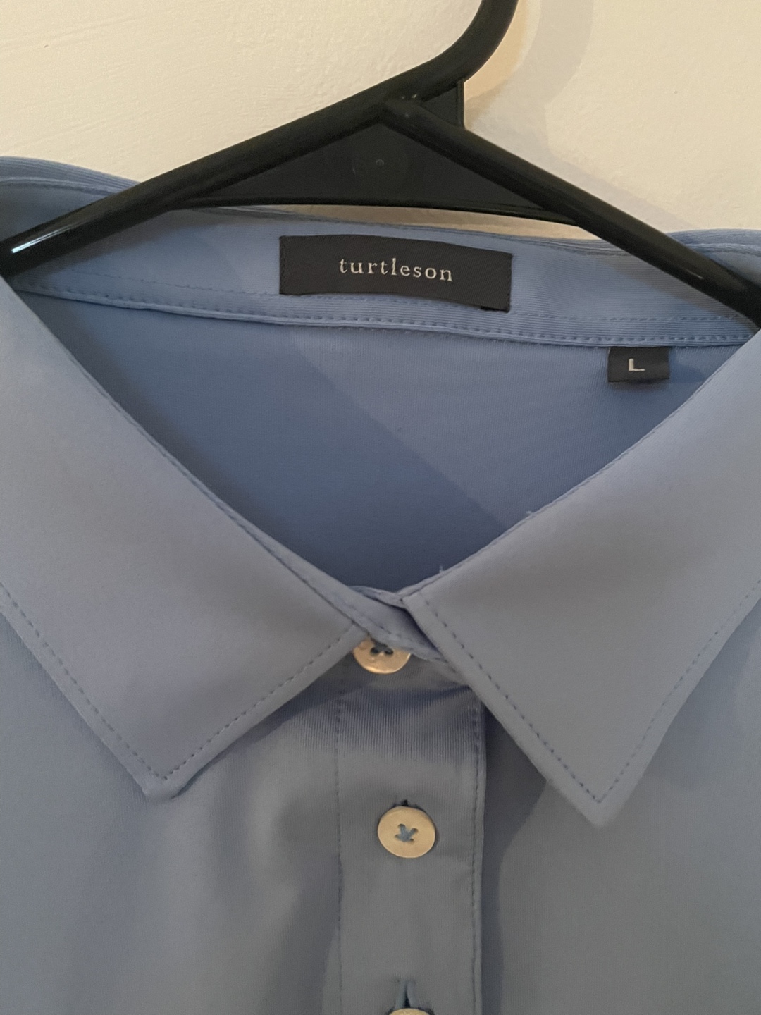 Turtleson Golf Polo - Size L - Light Blue - photo 2