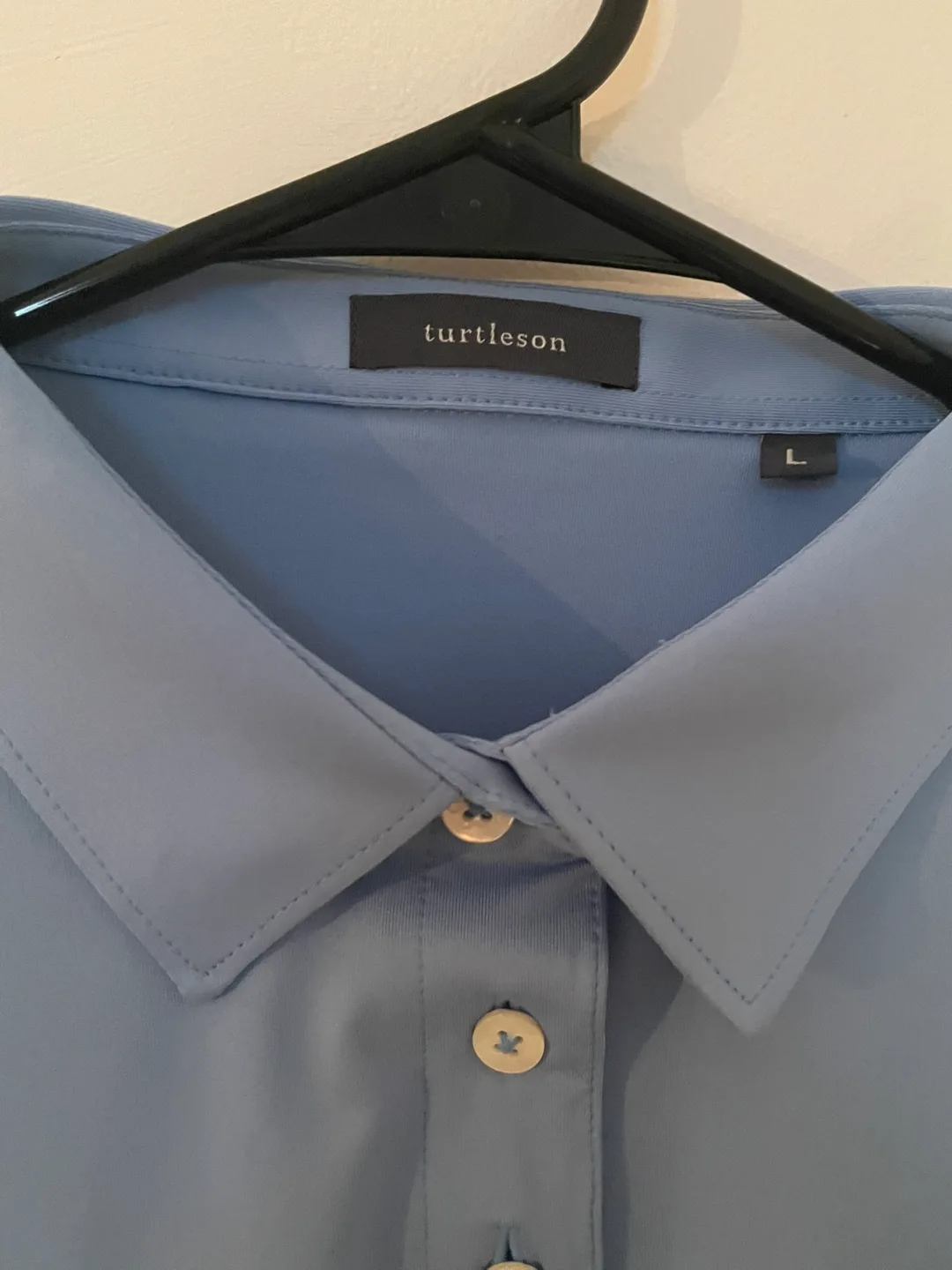 Turtleson Golf Polo - Size L - Light Blue image indicator(2)