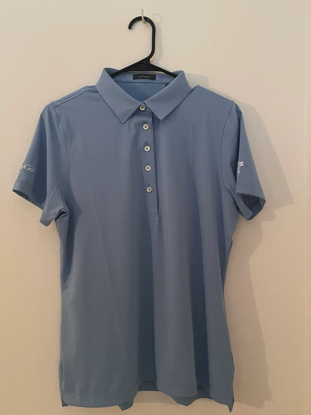 Turtleson Golf Polo - Size L - Light Blue